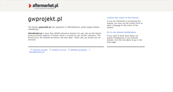 Desktop Screenshot of gwprojekt.pl